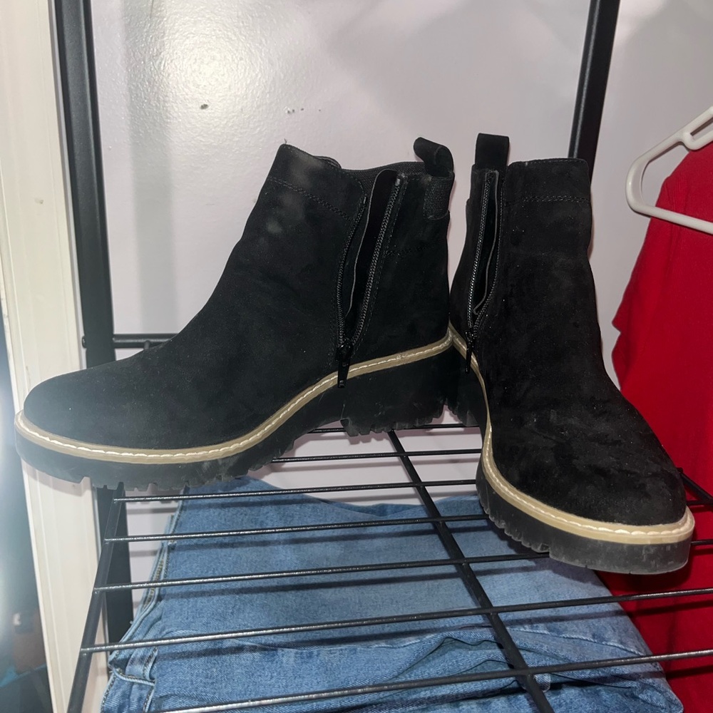 Kohl's Black Ankle Booties